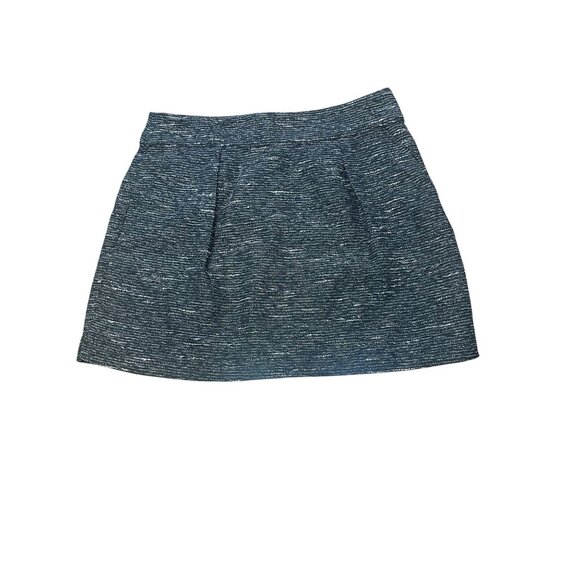 Loft Metallic Tweed Mini Skirt Women's with 2 Pocket Size 12 P - Picture 14 of 14
